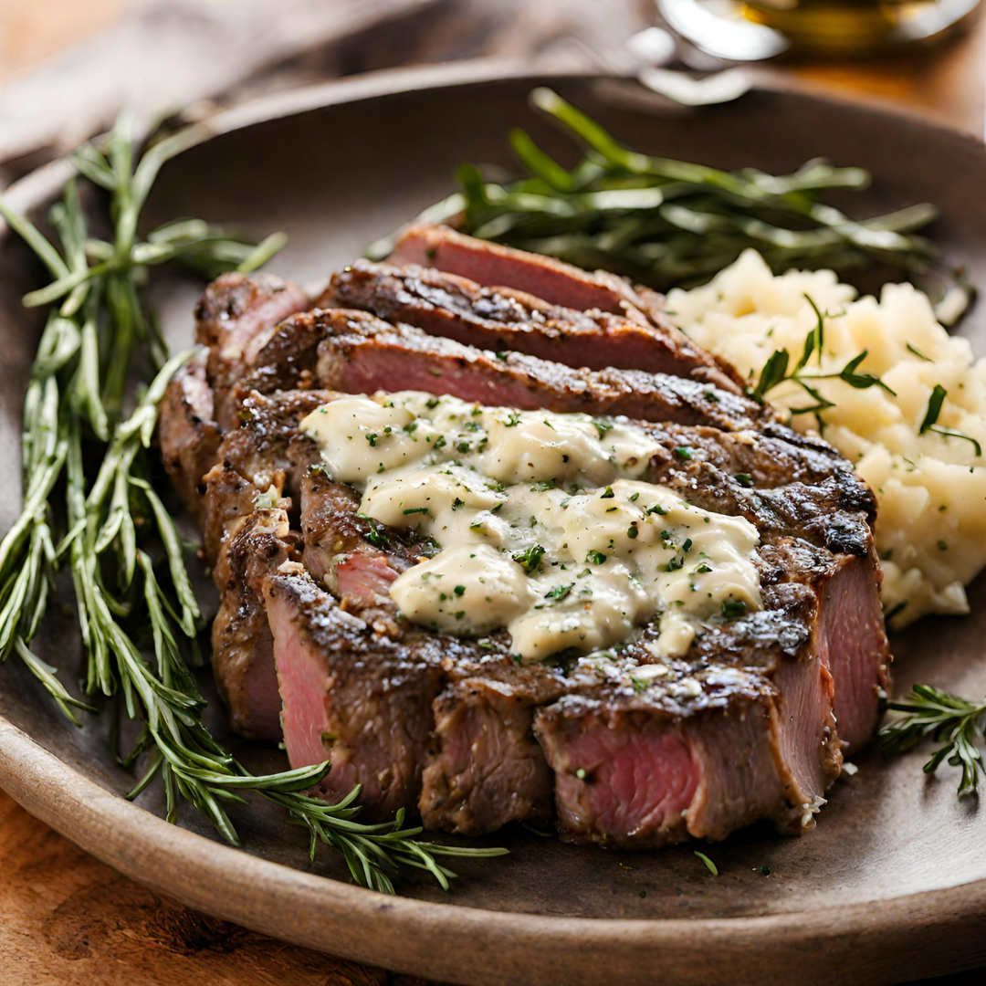 Grilled Ribeye Delight: Zesty Garlic-Herb Butter Edition – Hilton ...