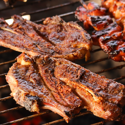 Pork Belly Ribs with Sticky South African-Inspired Braai Glaze